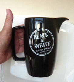 Buchanans Black and White whisky pitcher