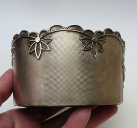 Mid Century verzilverde wijn champagne flessenbak