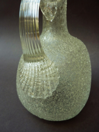 Overshot glass spirit flagon decanter 19th century