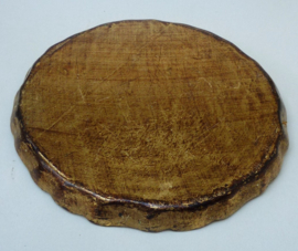 Florentine serving tray in Green and Gold