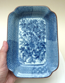Japanse blauw wit porseleinen schaal