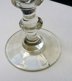 Paraplu port glazen dubbele knoop vroeg 19e eeuw