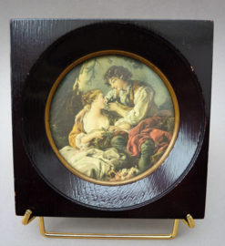 Wooden frame with print Francois Boucher