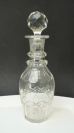 Crystal liqueur decanter 19th century