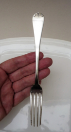 Christofle Japonais Art Deco silver plated dessert forks