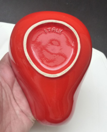 Italiaanse faience jam stroop pot Peer