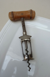 Antique Columbus split frame corkscrew