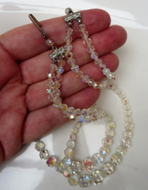 Aurora Borealis crystal beads necklace