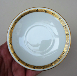 Fraureuth Art Deco demitasse espresso kop en schotels