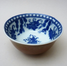 Japanese Chinoiserie Batavia Brown style porcelain