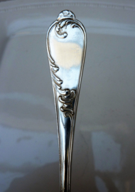 Silver plated Rococo style oyster forks