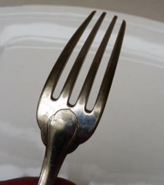 Christofle Japonais Art Deco silver plated dessert forks