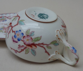 Sarreguemines Minton pattern 252 tea cup with saucer 19th century