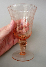 Bubbeltjesglas wijnglas roze
