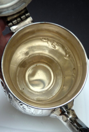 Verzilverde Arabische theepot