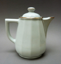 Apilco Flora coffee pot white gold