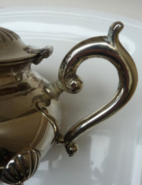 Verzilverde 1 persoons theepot