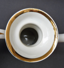 Kislovodsk single person porcelain teapot coffee pot
