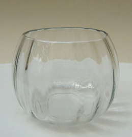 Pearce and Sons Leeds Art Deco glazen jampot in verzilverde houder