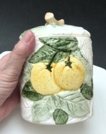 Barbotine voorraadpot Citrusvruchten