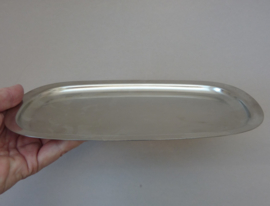 Mid Century Alessi Alfra stainless steel creamer set tray