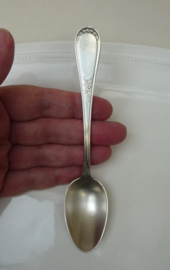 French Art Nouveau silver plated coffee spoons