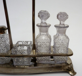 Art Nouveau menage stel cruet set