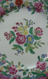 Qianlong Famille Rose bord