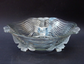 Josef Inwald Art Deco glass bowl with fish