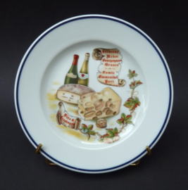 Limoges porcelain French cheese plates