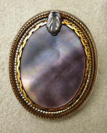 Langani mother of pearl brooch