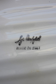 Italiaanse faience aspergeschaal