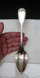 Christofle Alfenide Chinon antique silver plated table spoon