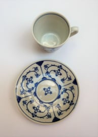 Winterling Blue Saks coffee cup with saucer