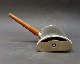 Mid Century silver plated mechanical  crumb sweeper silent butler