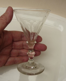 Leerdam paraplu glas Spitse dubbele platte knoop rond 1900