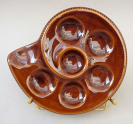 Japans escargots bord in slakkenhuis vorm 6 gaats