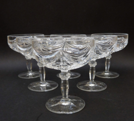 Nachtmann Eduard kristallen champagne coupes