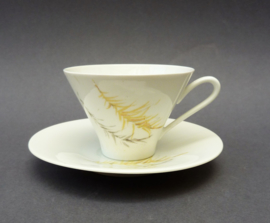 Hutschenreuther Hohenberg Mid Century demitasse kop en schotels