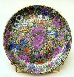 Chinees porseleinen Millefleurs bordje