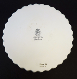 Royal Worcester Evesham Gold porcelain flan dish