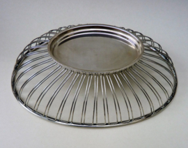 WMF oval silver plated wire basket