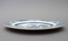 Blue Willow ironstone dinner plates