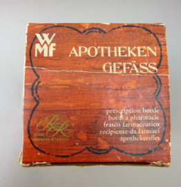 WMF vintage apothekersfles Ess Chelidon Mai