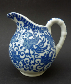 Japanse blauw witte Phoenix ware porseleinen melkkan