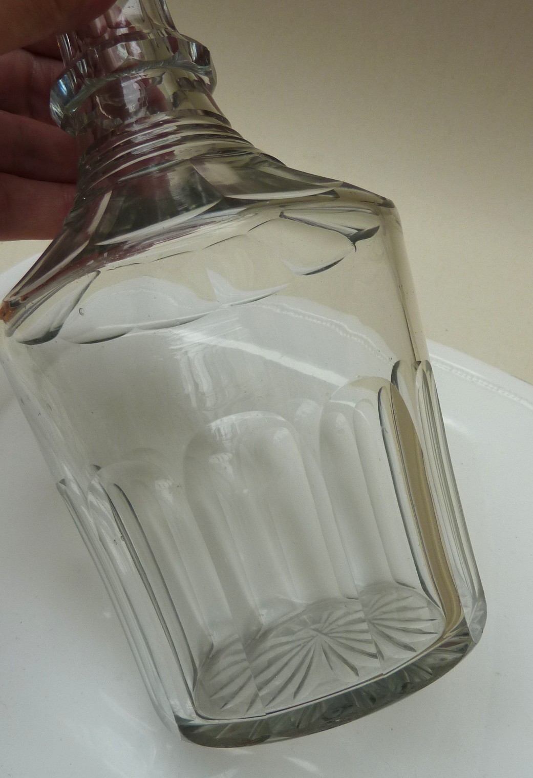 Taper decanter 19th century