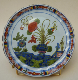 CACF Faenza Italy Blue Carnation bord 18 cm