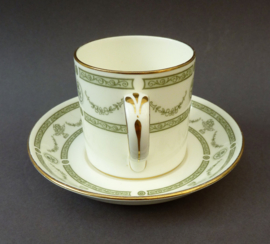 Crown Staffordshire Apollo coffee cup with saucer