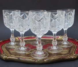 Cristal d'Arques Durand kristallen wijnglazen Palais