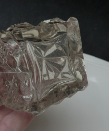 Antique cut crystal perfume bottle